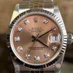 Rolex Datejust 31 78274 (2000) - Pink dial 31 mm Steel case (7/8)