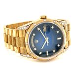 Rolex Day-Date 36 18338 (1991) - Blue dial 36 mm Yellow Gold case (2/8)