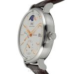 IWC Portofino Hand-Wound IW516401 (Onbekend (willekeurig serienummer)) - Zilver wijzerplaat 45mm Staal (5/8)