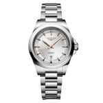 Longines Conquest L3.320.4.72.6 (2024) - Wit wijzerplaat 30mm Staal (1/1)