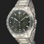 TAG Heuer Carrera CBN2A10.BA0643 (2023) - Groen wijzerplaat 44mm Staal (1/8)