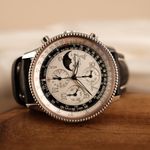 Breitling Montbrillant Olympus A19350 (2006) - White dial 42 mm Steel case (1/8)