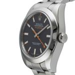 Rolex Milgauss 116400 (Onbekend (willekeurig serienummer)) - Zwart wijzerplaat 40mm Staal (6/8)