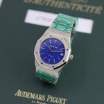 Audemars Piguet Royal Oak 14790ST (2002) - Blauw wijzerplaat 36mm Staal (1/7)