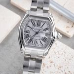 Cartier Roadster W62032X6 (2005) - Silver dial 48 mm Steel case (3/8)