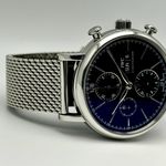 IWC Portofino Chronograph IW391030 (Onbekend (willekeurig serienummer)) - Zwart wijzerplaat 42mm Staal (9/10)