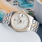 Tudor Prince Date 74033 (Unknown (random serial)) - Silver dial 34 mm Gold/Steel case (2/8)