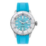 Breitling Superocean A17377211C1S1 (Unknown (random serial)) - Turquoise dial 36 mm Steel case (1/7)