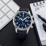IWC Pilot Chronograph IW378001 (Unknown (random serial)) - Black dial 43 mm Steel case (1/8)