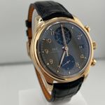 IWC Portuguese Chronograph IW390405 (2016) - Grey dial 42 mm Rose Gold case (3/8)