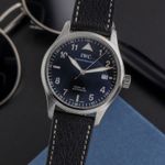 IWC Pilot Mark IW325311 (Unknown (random serial)) - Black dial 38 mm Steel case (3/8)
