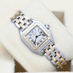 Cartier Panthère 166921 (Unknown (random serial)) - White dial 22 mm Gold/Steel case (1/7)
