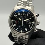 IWC Pilot Chronograph IW371701 (2006) - Black dial 42 mm Steel case (3/8)