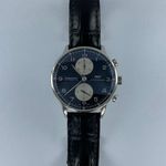 IWC Portuguese Chronograph IW371605 (Onbekend (willekeurig serienummer)) - Zilver wijzerplaat 41mm Staal (5/6)