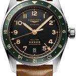 Longines Spirit L3.802.4.63.2 (2026) - Zwart wijzerplaat 39mm Staal (1/1)