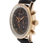 Breitling Montbrillant H41330 (2000) - Black dial 38 mm Rose Gold case (6/8)