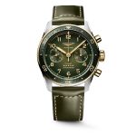 Longines Spirit L3.821.5.53.2 (2025) - Green dial 42 mm Gold/Steel case (1/1)