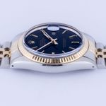 Rolex Datejust 36 16013 (1986) - Black dial 36 mm Gold/Steel case (7/8)