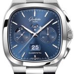 Glashütte Original Senator Chronograph Panorama Date 1-37-02-08-02-61 (2026) - Blue dial 40 mm Steel case (1/1)