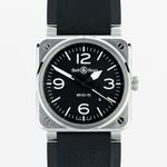 Bell & Ross BR 03 BR03-92 Commando (Onbekend (willekeurig serienummer)) - Grijs wijzerplaat 43mm Staal (1/8)