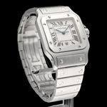 Cartier Santos Galbée 1564 (2015) - White dial 29 mm Steel case (5/7)