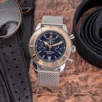 Breitling Superocean Heritage Chronograph U23370 (2012) - Zwart wijzerplaat 44mm Staal (1/8)