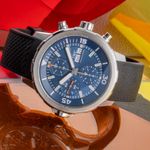 IWC Aquatimer Chronograph IW376805 (Onbekend (willekeurig serienummer)) - Blauw wijzerplaat 44mm Staal (2/8)