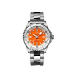 Breitling Superocean A17377211O1A1 (2024) - Oranje wijzerplaat 36mm Staal (1/5)