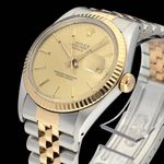 Rolex Datejust 36 16013 (1988) - Gold dial 36 mm Gold/Steel case (7/7)