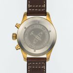 IWC Pilot Spitfire Chronograph IW387902 (2020) - Groen wijzerplaat 41mm Brons (5/8)