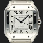 Cartier Santos WSSA0029 (2026) - Silver dial 35 mm Steel case (2/8)
