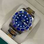 Rolex Submariner Date 116613LB (Unknown (random serial)) - Blue dial 40 mm Gold/Steel case (8/8)