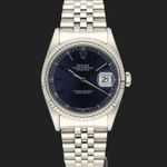 Rolex Datejust 36 16234 (Unknown (random serial)) - Blue dial 36 mm Steel case (2/8)