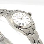 Rolex Oyster Perpetual 6618 (1972) - Wit wijzerplaat 26mm Staal (3/5)