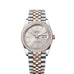 Rolex Datejust 36 126281RBR (2024) - Zilver wijzerplaat 36mm Staal (1/1)