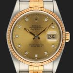 Rolex Datejust 36 16233 (1991) - 36 mm Gold/Steel case (2/7)