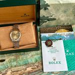 Rolex Datejust 36 16013 (1986) - Gold dial 36 mm Gold/Steel case (4/8)