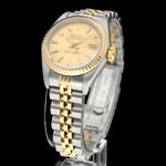 Rolex Lady-Datejust 69173 (1987) - Champagne dial 26 mm Gold/Steel case (2/8)