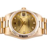 Rolex Datejust 31 68278 (1990) - Champagne dial 31 mm Yellow Gold case (5/8)