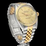 Rolex Datejust 36 16013 (1987) - Champagne dial 36 mm Gold/Steel case (4/8)