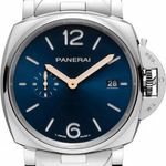 Panerai Luminor Due PAM01124 (2026) - Blue dial 42 mm Steel case (1/1)