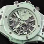 Hublot Big Bang Unico 441.GS.5221.RX (2025) - Green dial 42 mm Ceramic case (3/7)