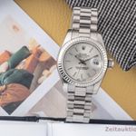 Rolex Lady-Datejust 179179 (Unknown (random serial)) - Silver dial 26 mm White Gold case (1/8)