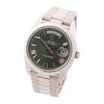 Rolex Day-Date 40 228239 (2018) - Green dial 40 mm White Gold case (2/3)