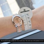 Rolex Lady-Datejust 179161 (2006) - Roze wijzerplaat 26mm Goud/Staal (2/8)