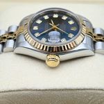 Rolex Lady-Datejust 69173 (1995) - Blue dial 26 mm Gold/Steel case (4/8)