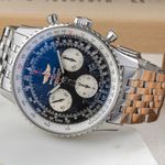 Breitling Navitimer 01 AB012012/BB02 (Onbekend (willekeurig serienummer)) - Zwart wijzerplaat 43mm Staal (1/8)