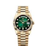 Rolex Day-Date 36 128238 (2024) - Green dial 36 mm Yellow Gold case (1/1)