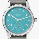 NOMOS Club Campus 717.GB (2025) - Blue dial 36 mm Steel case (1/1)
