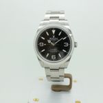 Rolex Explorer 214270 (2019) - Zwart wijzerplaat 39mm Staal (5/8)